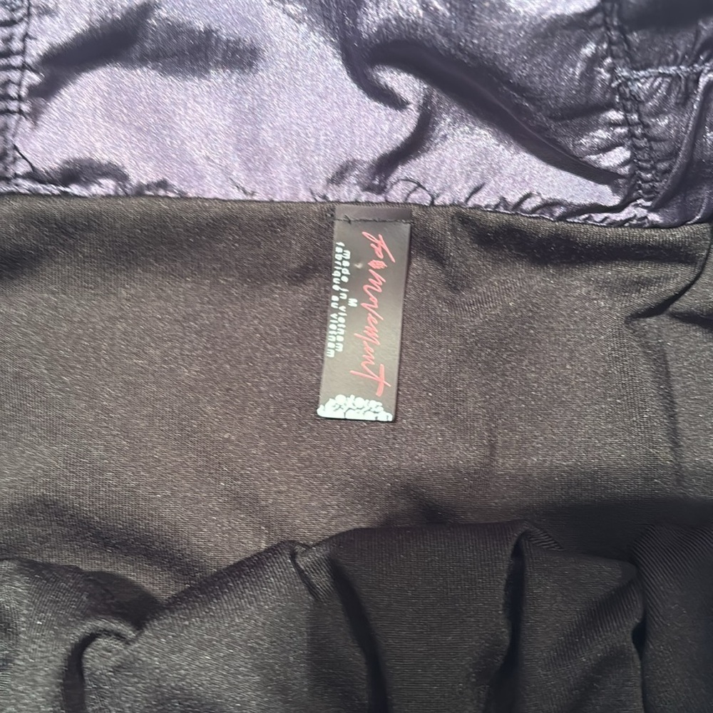 Free People Movement Purple High Waist Women's Shorts - Picture 3 of 5
